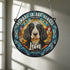 Cocker Spaniel Black & White Memorial Stained Glass Effect Suncatcher